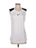 Nike 100% Polyester Silver Sleeveless T-Shirt Size S - photo 1