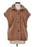 Unbranded 100% Polyester Brown Faux Fur Vest Size S - photo 1