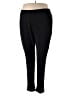 Woman Within Solid Black Active Pants Size 26 (2X) - photo 1