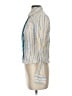 Southpole Stripes Ivory Long Sleeve Blouse Size S - photo 5
