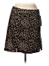 Vero Moda 100% Polyester Animal Print Brown Casual Skirt Size L - photo 1