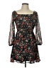 Francesca's Floral Black Cocktail Dress Size L - photo 1