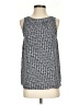 Ann Taylor LOFT Outlet 100% Polyester Blue Sleeveless Blouse Size XS - photo 1