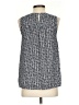 Ann Taylor LOFT Outlet 100% Polyester Blue Sleeveless Blouse Size XS - photo 2