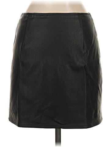 Hollister Faux Leather Skirt (view 2)