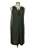 MICHAEL Michael Kors Solid Green Casual Dress Size L - photo 1