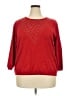 Alfred Dunner Hearts Red Pullover Sweater Size 2X - photo 1