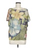 Go Couture Green Short Sleeve Blouse Size M - photo 1
