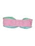 Unbranded Checkered-gingham Green Swimsuit Top Size L - photo 2