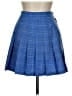 Kaelin Plaid Blue Casual Skirt Size 10 - photo 2