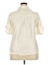 Assorted Brands Ivory Short Sleeve Blouse Size XXL - photo 2