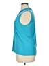 Tahari by ASL Teal Blue Sleeveless Blouse Size XL - photo 5