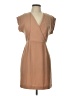oasis 100% Polyester Solid Tan Cocktail Dress Size 10 - photo 1