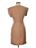 oasis 100% Polyester Solid Tan Cocktail Dress Size 10 - photo 2