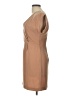oasis 100% Polyester Solid Tan Cocktail Dress Size 10 - photo 5