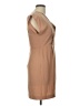 oasis 100% Polyester Solid Tan Cocktail Dress Size 10 - photo 4