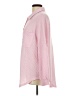 Unbranded Houndstooth Pink Long Sleeve Blouse Size L - photo 5