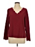 Shein Burgundy Red Long Sleeve Top Size L - photo 1