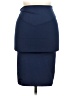 Olympia Solid Blue Formal Skirt Size M - photo 1
