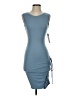 Sugarlips Solid Blue Cocktail Dress Size XS - photo 1