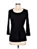 Vince Camuto Black 3/4 Sleeve Top Size M - photo 1