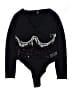 Shein Curve Black Bodysuit Size 14 (1) - photo 1