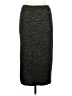 Leith Solid Gray Casual Skirt Size M - photo 2