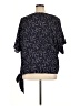 MICHAEL Michael Kors Blue Short Sleeve Blouse Size XL - photo 2
