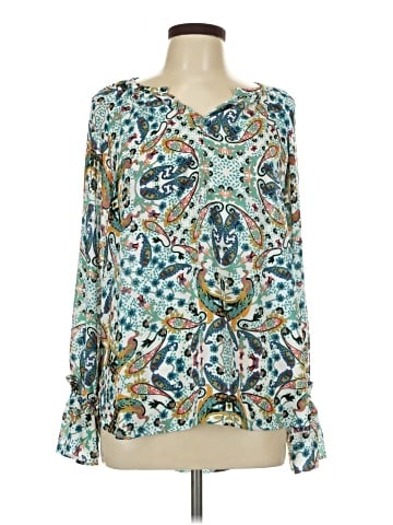 Belle + Sky Long Sleeve Blouse (view 1)