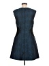 Reiss 100% Polyester Tweed Blue Cocktail Dress Size 8 - photo 2