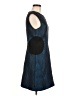 Reiss 100% Polyester Tweed Blue Cocktail Dress Size 8 - photo 4