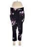 Torrid Floral Black Active Pants Size Lg Plus (0) - photo 1