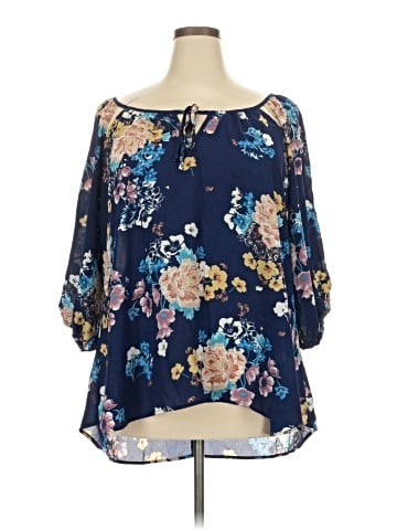 Liberty Love 3/4 Sleeve Blouse (view 1)