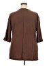 Assorted Brands Brown 3/4 Sleeve Top Size 3X - photo 2