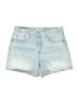RE/DONE 100% Cotton Blue Denim Shorts Size 28 waist - photo 1