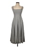 Unbranded Solid Gray Casual Dress Size XXS - photo 1
