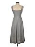 Unbranded Solid Gray Casual Dress Size XXS - photo 2