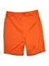 Unbranded 100% Polyester Solid Orange Athletic Shorts Size L - photo 1
