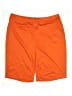 Unbranded 100% Polyester Solid Orange Athletic Shorts Size L - photo 2