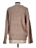 Jason Wu Chevron-herringbone Tan Pullover Sweater Size L - photo 2