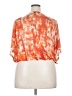 French Laundry Orange Short Sleeve Blouse Size 2X - photo 2