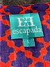 Escapada 100% Rayon Red Short Sleeve Blouse Size L - photo 7
