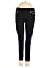 David Lerner Solid Black Active Pants Size S - photo 1