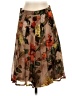 Burberry 100% Silk Floral Brown Tan Silk Skirt Size EU (IT) 36 / US 0 - photo 1