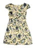 Assorted Brands 100% Cotton Floral Yellow Blue Dress Size S (youth) - photo 1