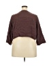 Torrid Brown 3/4 Sleeve Button-Down Shirt Size 3X Plus (3) - photo 2