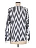 VICI 100% Polyester Chevron-herringbone Black Long Sleeve Blouse Size M - photo 2
