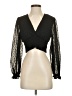 Unbranded Black 3/4 Sleeve Blouse Size XS - photo 1