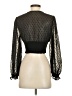 Unbranded Black 3/4 Sleeve Blouse Size XS - photo 2