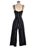Cupcakes & Cashmere Stripes Black Blue Jumpsuit Size 4 - photo 2